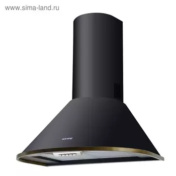 Вытяжка Körting KHC 6930 RN, каминная, 950 м3/ч, 3 скорости, 60 см, чёрная