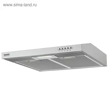 Вытяжка KRONA JESSICA slim 500 inox PB, плоская, 350 м3/ч, 3 скорости, 50 см, серебр.