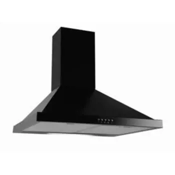 Вытяжка Kuche KGB 600 BL, купольная, 650 м3/ч, 3 скорости, кнопки, 60 см, чёрная