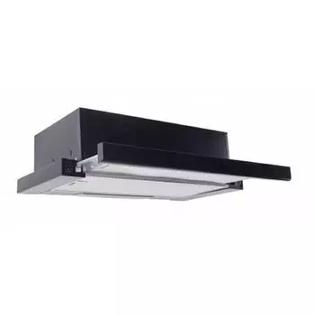 Вытяжка KUCHE VFB 600 BL, встраиваемая, 450 м3/ч, 2 скорости, 60 см, черная