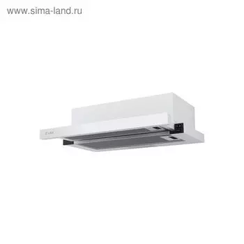 Вытяжка Lex HUBBLE 500, встраиваемая, 650 м3/ч, 2 скорости, 50 см, белая