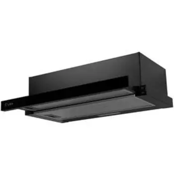 Вытяжка Lex HUBBLE G 2M 600 BLACK, встраиваемая, 1000 м3/ч, 2 скорости, 60 см, чёрная