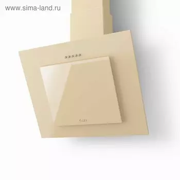 Вытяжка Lex MINI 600 IVORY, наклонная, 680 м3/ч, 3 скорости, 60 см, бежевая