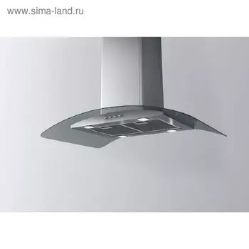Вытяжка Lex PARIS ISOLA 900, островная, 800 м3/ч, 3 скорости, 90 см, серебристая