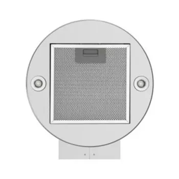 Вытяжка MAUNFELD Lee Wall 35, дизайнерская, 1050 м3/ч, 3 скорости, 35 см, серебристая