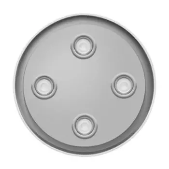 Вытяжка MAUNFELD Lee Wall (sensor) 39, дизайнерская, 1000 м3/ч, 4 скорости, 38 см, белая