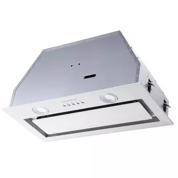 Вытяжка MAUNFELD TRAPEZE 602IG, встраиваемая, 1150 м3/ч, 3 скорости, 59.8 см, белая