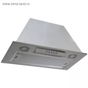 Вытяжка MBS CASSIA 160 INOX, встраиваемая, 650 м3/ч, 3 скорости, 55 см, серебристая