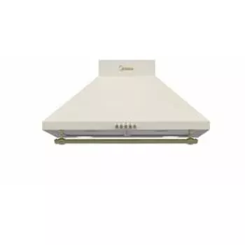 Вытяжка Midea MH60C355RI, встраиваемая, 900 м3/ч, 3 скорости, 60 см, бежевая