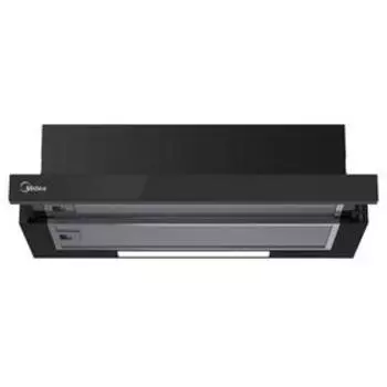 Вытяжка Midea MH60P303GB, встраиваемая, 450 м3/ч, 2 скорости, 60 см, чёрная
