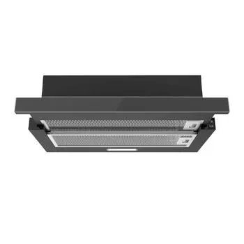 Вытяжка Midea MH60P450GB, встраиваемая, 900 м3/ч, 2 скорости, 60 см, чёрная