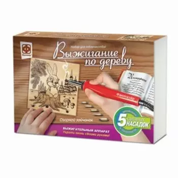 Выжигание по дереву «Озорной зайчонок»