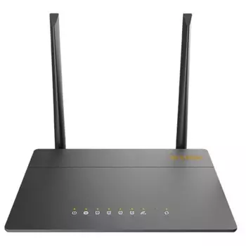 Wi-Fi роутер D-Link DIR-615/GFRU (DIR-615/GFRU/R2A), 300 Мбит/с, 4 порта 100 Мбит/с, чёрный 928587