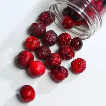 Ягода сублимированная «Клюква» для капкейков, куличей, шоколада, 5 г.