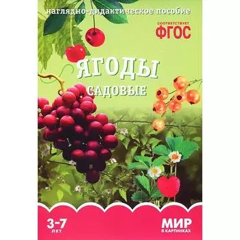 Ягоды садовые. Наглядно - дидактическое пособие
