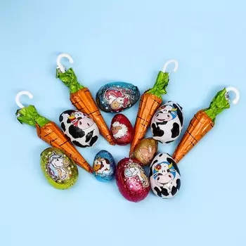 Яйца шоколадные, бельгийский, «Пасхальный сюрприз», 141 г