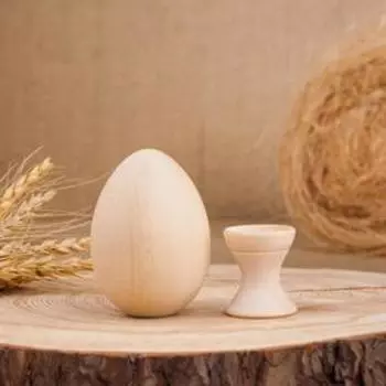 Яйцо на подставке, яйцо - 7-8 см, подставка - 4 см
