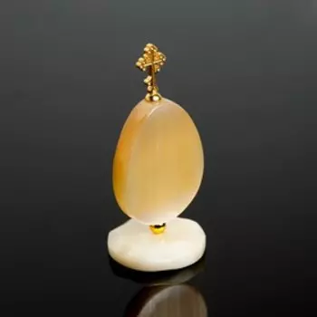 Яйцо «Спаситель Иисус Христос», на подставке, 511 см, селенит