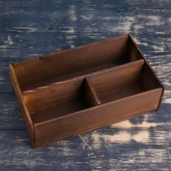 Ящик деревянный 20.534.510 см подарочный комодик, брашированный