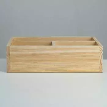 Ящик деревянный 34.520.510 см подарочный комодик, натуральный