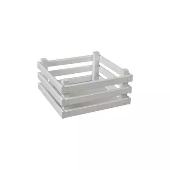 Ящик деревянный для хранения Polini Home Boxy, 25х25х12 см, цвет белый