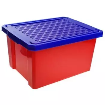 Ящик детский для хранения игрушек Little Angel Start, 17 л, цвет красный