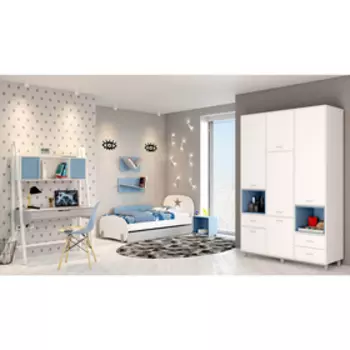 Ящик для кровати детской Polini kids Mirum 1910, серый