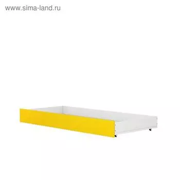 Ящик для кровати детской Polini kids Mirum 1910, желтый