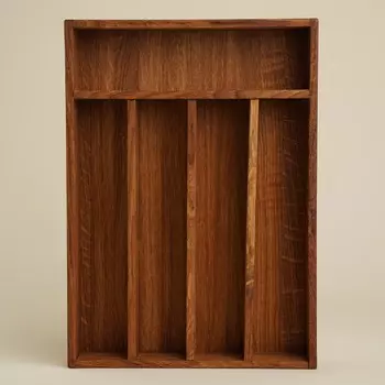 Лоток для столовых приборов SL Home, 34255 см, дуб