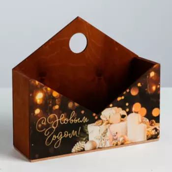 Ящик конверт «Подарки», 20.5 × 18 × 6 см