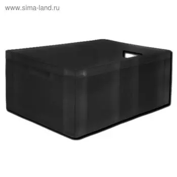 Ящик пластиковый, 204П, 60х40х25см, черный