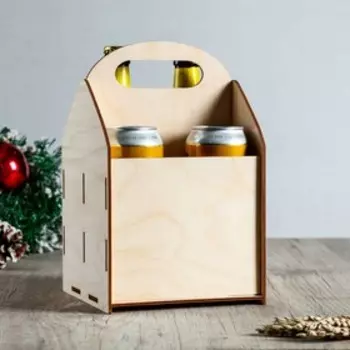 Ящик под пиво «Счастья в Новом Году!»