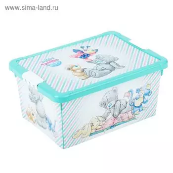 Ящик универсальный с аппликацией Me to you, зелёный