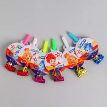 Язычки-гудки «Фиксики», набор 6 шт.