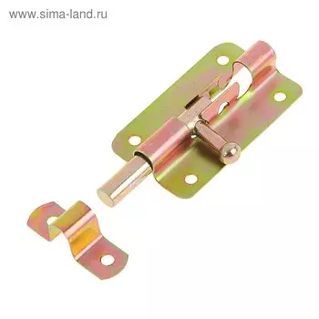 Задвижка дверная ЗД 005, 75 мм, оцинкованная