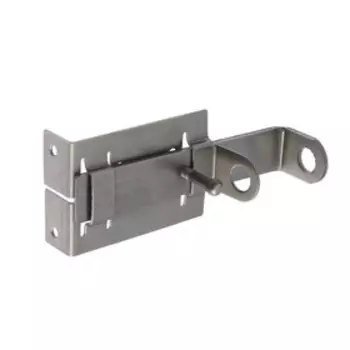 Задвижка дверная ЗД-04, без покрытия , в упаковке10 шт.