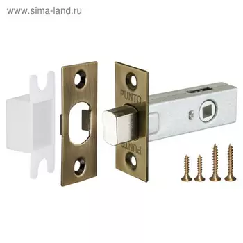 Задвижка врезная Punto DB-45 ABG, цвет бронза