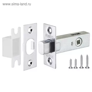 Задвижка врезная Punto DB-45 CP, цвет хром