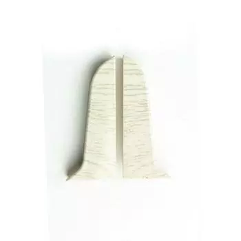 Заглушка для плинтуса «Декопласт», 60 мм, цвет дуб супремо