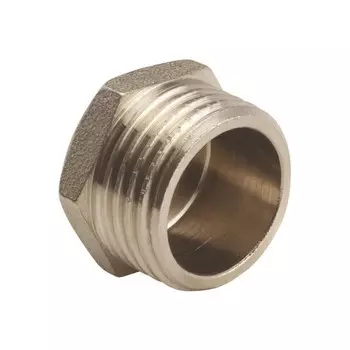 Заглушка AQUALINK, 2", наружная резьба, никелированная латунь