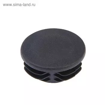 Заглушка для труб круглая, d=73, черная