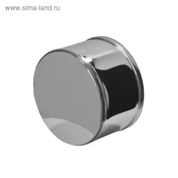 Заглушка Феррум М внешняя нержавеющая 430/0.5 мм, d 130 мм