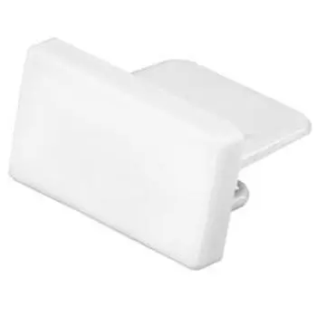 Заглушка концевая 1-фазная Barra, цвет белый