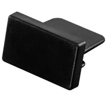 Заглушка концевая 1-фазная Barra, цвет черный