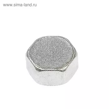 Заглушка OTMO, 1/2", внутренняя резьба, никелированная латунь