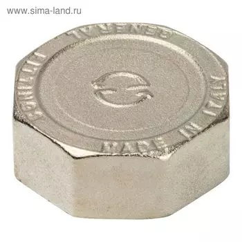 Заглушка STOUT SFT-0027-000114, 1 1/4", внутренняя резьба, никелированная латунь