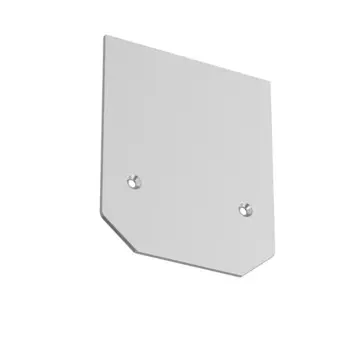 Заглушка торцевая для профиля Technical TRA004MPEC-21S, 8,4х7 см, цвет серебро