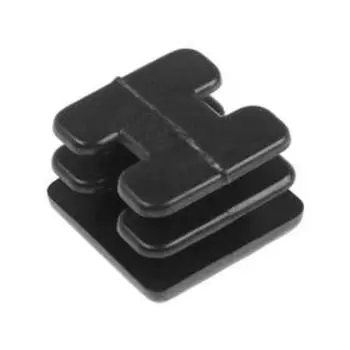 Заглушка ТУНДРА внутренняя 2525 универсальная, черная