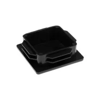 Заглушка ТУНДРА внутренняя 50х50 универсальная, черная