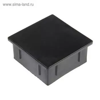 Заглушка ТУНДРА внутренняя 50×50, черная